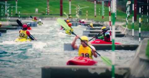 Still shot of the Clubs video