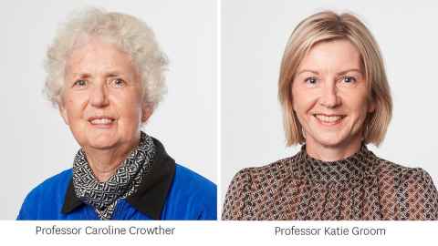 Liggins Fetal and Perinatal Health researchers - Caroline Crowther and Katie Groom