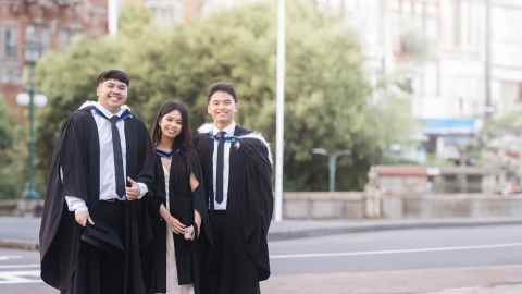 Graduating science students