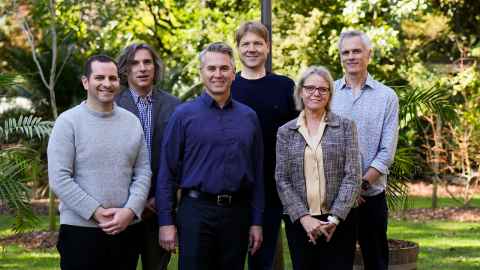 Nasser Giacaman, Marek Tesar, Nicholas Rowe, Burkhard Wuensche, Jennifer Curtin and Jay Marlow