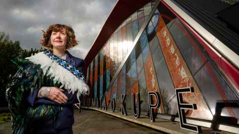 Professor Deidre Brown, Ngāpuhi, Ngāti Kahu, made history by becoming the first Māori woman and academic to win the NZ Institute of Architects’ 2023 Gold Medal.