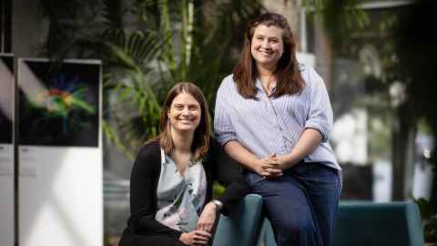 Hayley Reynolds and Catherine Davies portrait