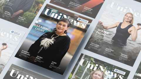 Composite of Uninews covers