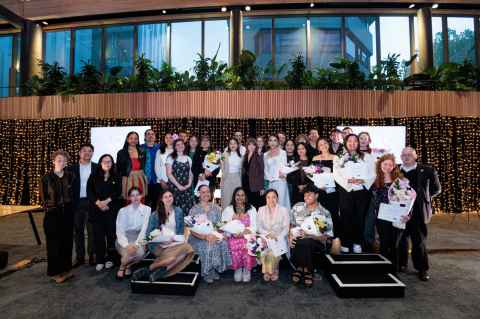 Group photo of all student of the year nominees and winners