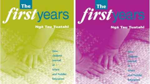 Front cover of The First Years Ngā Tau Tuatahi