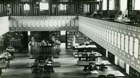 historical image of the University Library