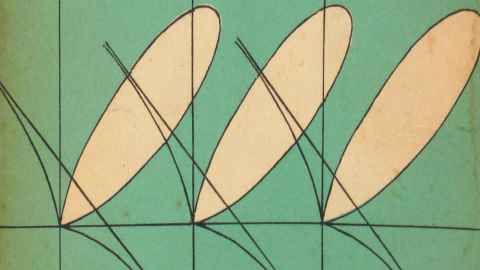 Diagram detail from front cover of A treatise on algebraic plane curves.