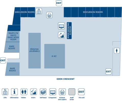 Davis Law Library level 1 floor plan