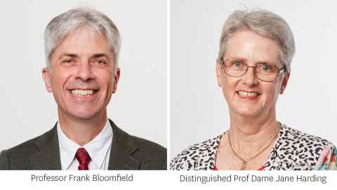 Liggins Fetal and Perinatal Health researchers - Frank Bloomfield and Jane Harding