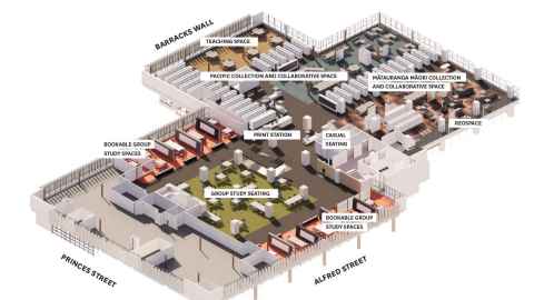 General Library Level 1 floorplan