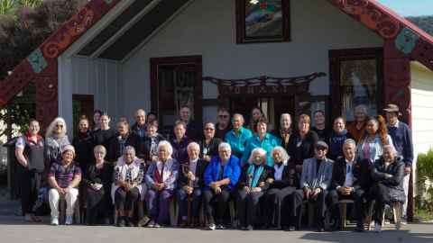 The Centre for Brain Research leadership team with Northland iwi and Te Hauora o Ngāpuhi at Roma Marae