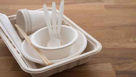 Example of compostable packaging