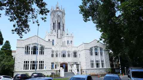 The renovated ClockTower of Waipapa Taumata Rau, University of Auckland