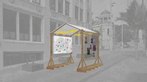 Tapestries of Tāmaki art installation