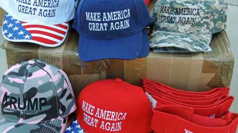 make america great again hats istock
