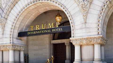 Door of Trump International Hotel