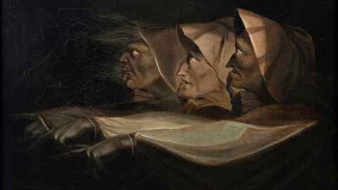 Henry Fuseli, Study for the three witches in Macbeth, circa 1783, Auckland Art Gallery Toi o Tāmaki