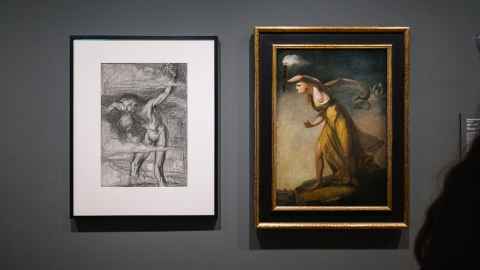 Gothic Returns_ Fuseli to Fomison, installation view, Auckland Art Gallery Toi o Tāmaki, 2023-25. Photography by David St George