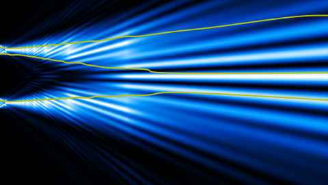 Electron trajectories, Alexandre Gondran