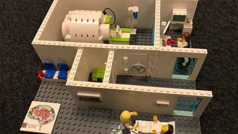 Lego model of MRI machine