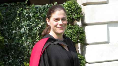 Graduate student Yvette Perrott