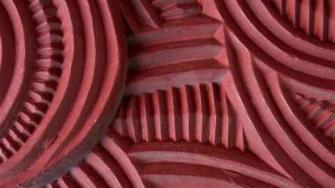 Close up image of Māori carving